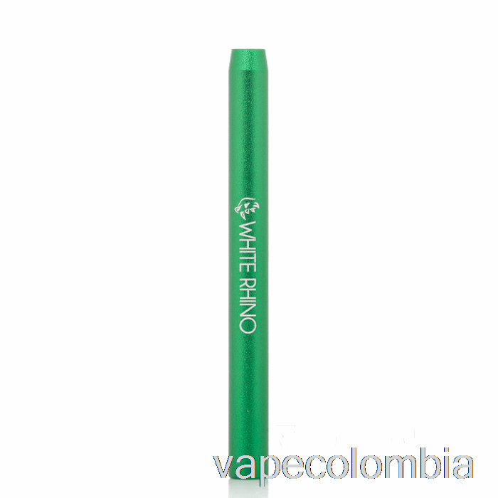 Vape Recargable Rinoceronte Blanco Murciélago De Metal Tubo De Prueba Verde